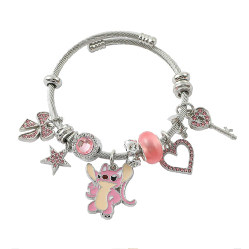 Stitch Cartoon Character Bracelet Wholesale