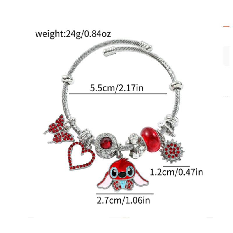 Stitch Cartoon Character Bracelet Wholesale