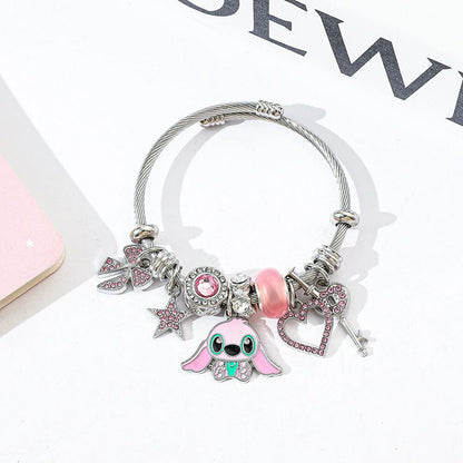 Stitch Cartoon Character Bracelet Wholesale